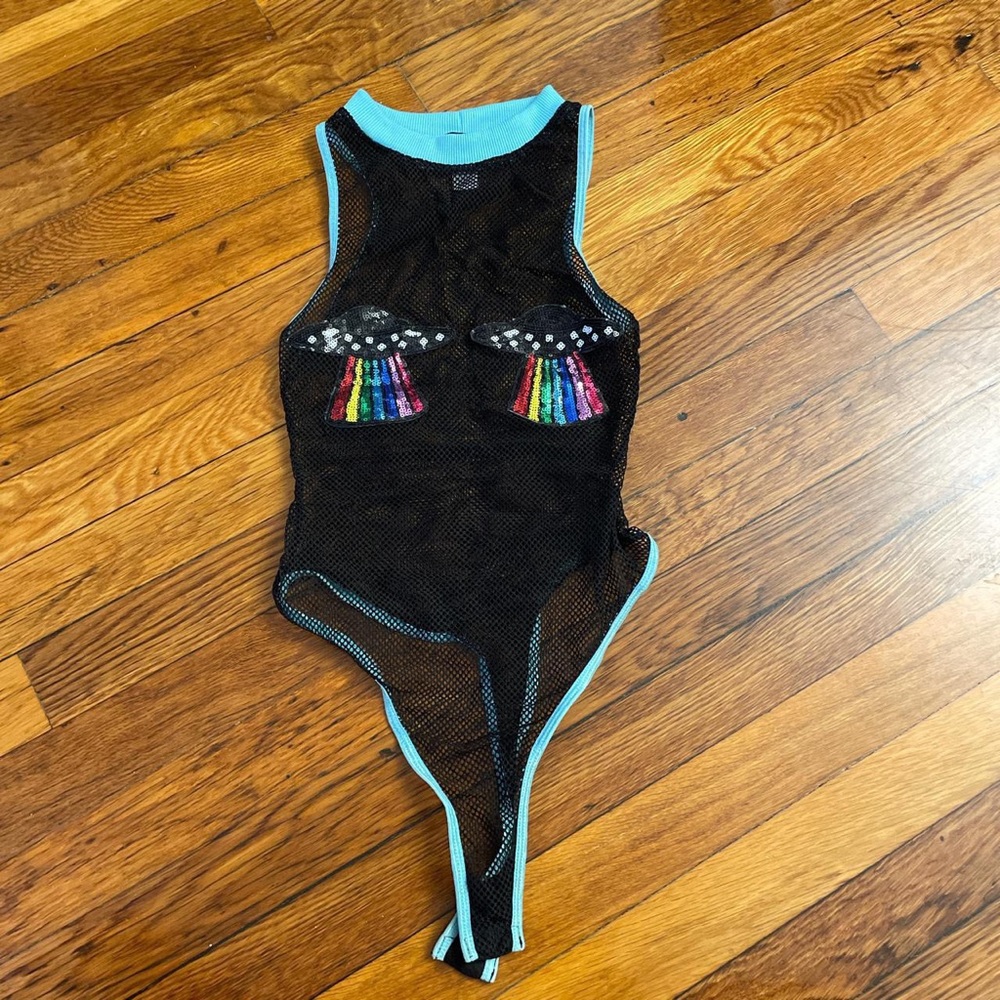 Dollskill Club Exc ufo mesh body suit